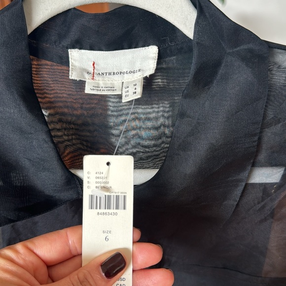 Anthropologie Sheer Jumpsuit - Picture 6 of 6